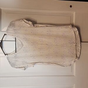 Gap Luxe T-shirt, off white, size M